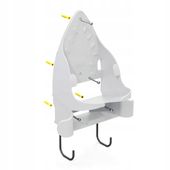 Uchwyt ścienny do żelazka i deski do prasowania, wieszak IRONIX biały