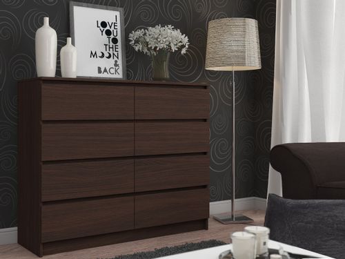 KOMODA K 140 cm 8 SZUFLAD WENGE na Arena.pl