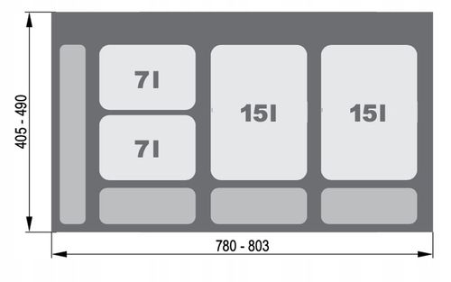 Kosze do segregacji odpadów / Pojemniki na odpady REJS 90 na Arena.pl