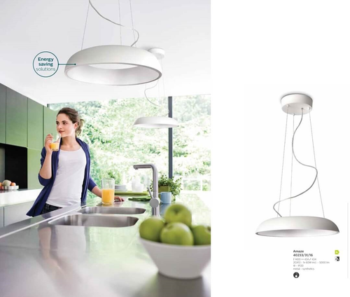 Lampa wisząca AMAZE PHILIPS-biała na Arena.pl