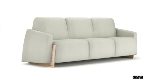 Sofa Bao 225 cm szara jasna  D2 na Arena.pl