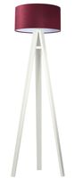 Lampa stojąca HOME 40 bordowa/biała/biała