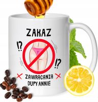 Kubek Dla Anny Koleżanki Przyjaciółki Prezent Z Nadrukiem Biały 330Ml