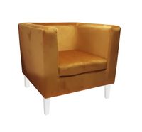 Fotel Monaco nogi 20 białe MG15