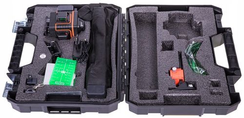 POZIOMICA LASEROWA 360° LASER KRZYŻOWY 4D + STATYW na Arena.pl