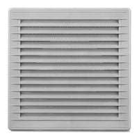 kratka wentylacyjna z siatką 170*170, fi 125 szary - rx 02-250
