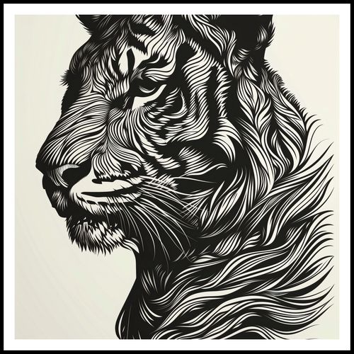 Plakat 90x90cm Tygrysi Gwizd na Arena.pl
