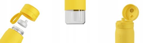 Butelka filtrująca szklana bidon na wodę z filtrem WESSPER B2 ACTITEX na Arena.pl