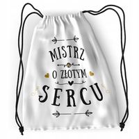 Plecak Sportowy Szkolny Mistrza Worek Torba Z Nadrukiem Ze Zdjęciem