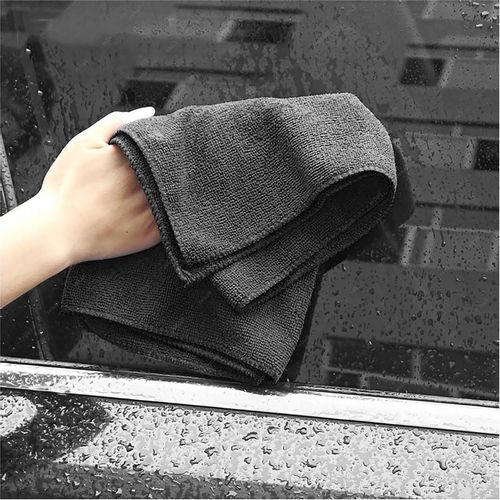 5X RĘCZNIK ŚCIERECZKA Z MIKROFIBRY DO MYCIA OSUSZANIA AUTA 300g 30cm BLACK na Arena.pl