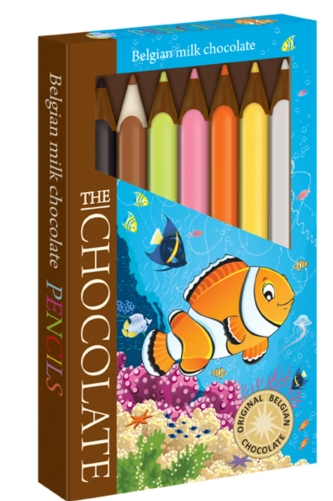 CZEKOLADOWE KREDKI RYBKI 100G zdjęcie 1