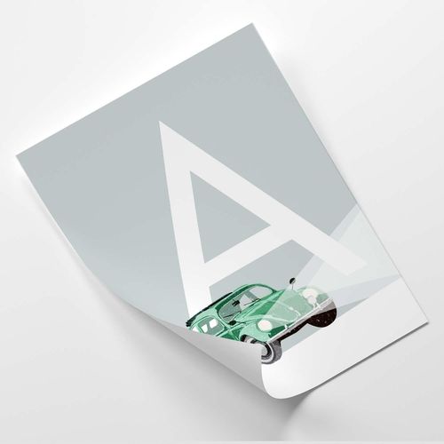 Plakat, A jak auto 70x100 na Arena.pl