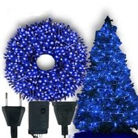 LAMPKI ŚWIATEŁKA NA CHOINKĘ WEWNĘTRZNE 21 m 201- 300 LED NIEBIESKI MOCNE