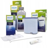 KOMPLETNY ZESTAW Do Ekspresu PHILIPS SAECO Filtr AquaClean