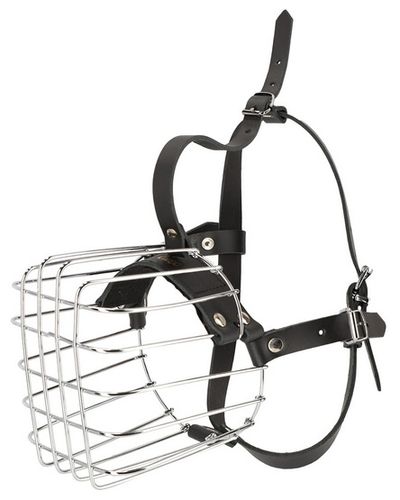 Kaganiec ze skóry i metalu chromowanego dla psa Dingo nr.9 Podhalan 55-64cm na Arena.pl