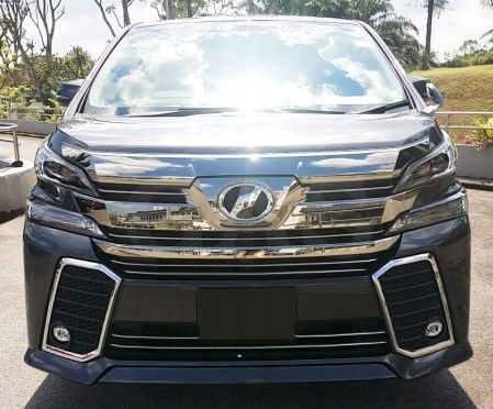 Toyota Vellfire - Chromowane Listwy Grill Atrapy Zderzaka Tuning na Arena.pl