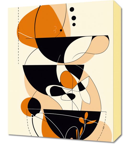 Obraz 40x50cm Taneczne Kręgi zdjęcie 1