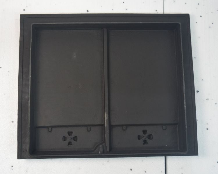 DRZWI A11 - 52X62 CM + TERMOMETR 0-500°C DRZWICZKI KOMINKOWE ŻELIWNE zdjęcie 3