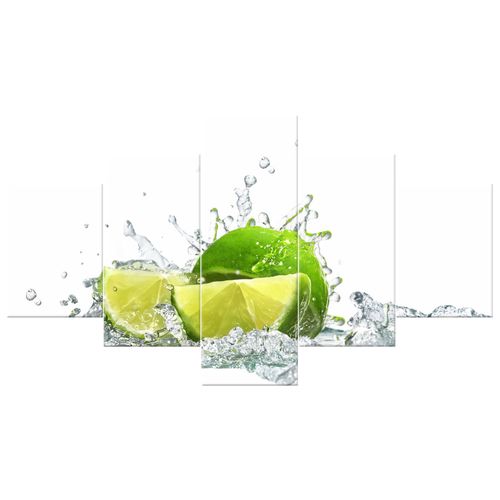 Obraz Tryptyk 125X70 Limonka na Arena.pl