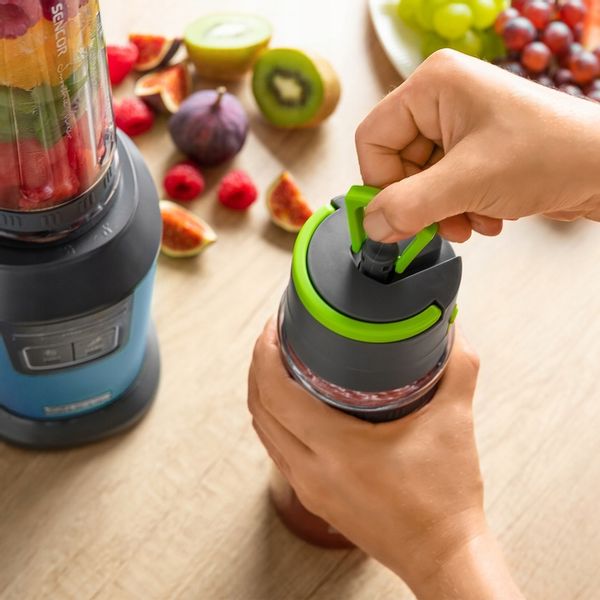 Blender kielichowy do smoothie 800W 0,6L niebieski tritan Sencor SBL 7172BL zdjęcie 11