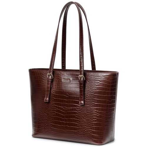 Torebka Damska Shopper Na Ramię PUCCINI Duża Mieści A4 Brązowa BML054D-2 na Arena.pl