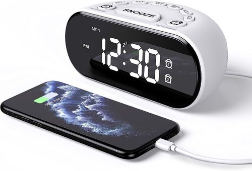 Cyfrowy budzik REACHER biały na Arena.pl