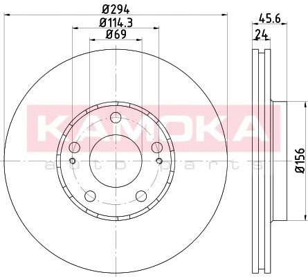 TARCZA HAM PRZOD 294X24 V na Arena.pl