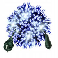 Lampki Choinkowe Flash 500 NIEBIESKIE + Biały Zimny FLASH