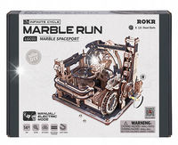 Robotime Drewniane Puzzle 3D - Port Kosmiczny 3D