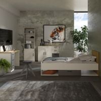 Zestaw mebli młodzieżowych Billz / komoda + regał + biurko + łóżko