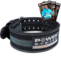 POWER SYSTEM PAS POWERLIFTING SKÓRZANY PAS TRENINGOWY WYTRZYMAŁY