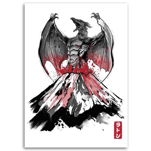Obraz na płótnie – Canvas, Potwór z wulkanu 40x60 na Arena.pl