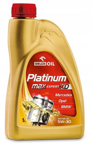 OLEJ PLATINUM MAX EXPERT XD 5W30 1L /MERCEDES/OPEL/BMW/ SM/CF C3 DEXOS 2 MB na Arena.pl