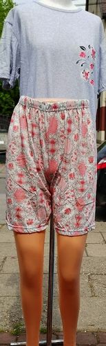 Piżama z Bawełny Komplet Koszulka Spodenki r. L na Arena.pl