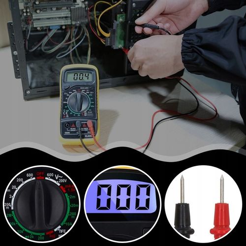 PROFESJONALNY MIERNIK PRĄDU DO MIERZENIA AMPEROMIERZ CYFROWY LCD UNIWERSALN na Arena.pl