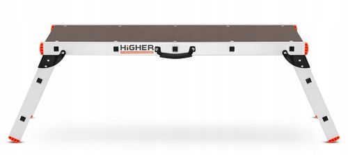 Podest roboczy aluminiowy składany platforma składana HIGHER - 2,48m na Arena.pl