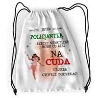 Plecak Dla Policjanta Sportowy Szkolny Worek Torba Z Nadrukiem Ze Zdjęciem