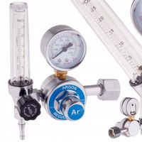 2X Reduktor Gazu z Rotametrem Pojedynczym Argon/CO2 Manometr MIG MAG TIG