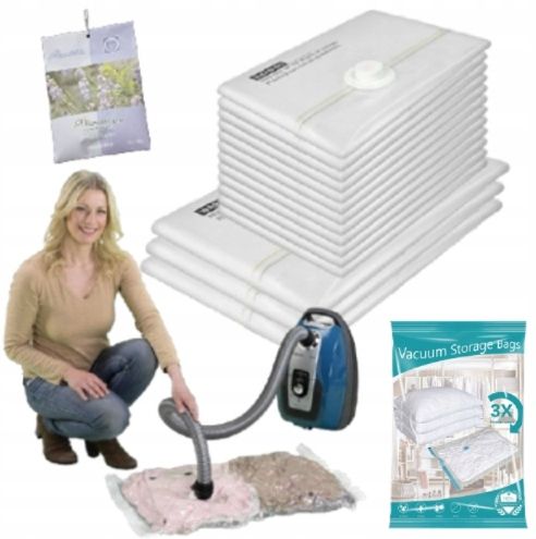 Worki Próżniowe Do Ubrań Na Pościel Koce SZCZELNE MOCNE 15 Zestaw na Arena.pl