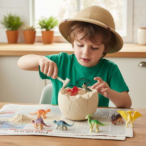 DLA DZIECI  JAJKO DINOZAURA Z  FIGURKAMI na Arena.pl