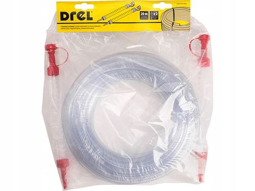 POZIOMICA POZIOMNICA WODNA Z WĘŻEM WĘŻOWA SZLAUFWAGA 20m DREL na Arena.pl