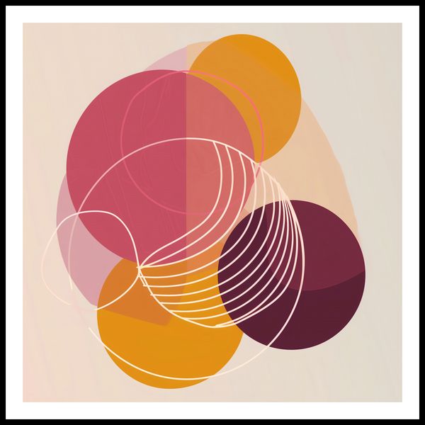 Plakat 100x100cm Przenikanie Ciepła zdjęcie 3
