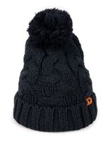 Czapka zimowa dziecięca czarna serce 54-56 YOCLUB