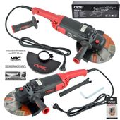 SZLIFIERKA KĄTOWA NAC POTĘŻNA MOC 3000 W TARCZA 230 MM ŁAGODNY ROZRUCH