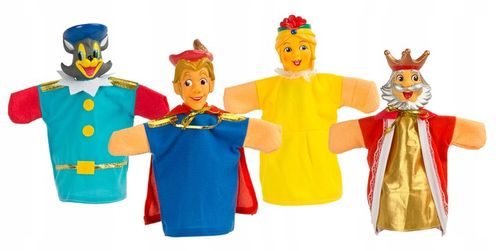 Pacynki zestaw postaci z 4 baśni na Arena.pl