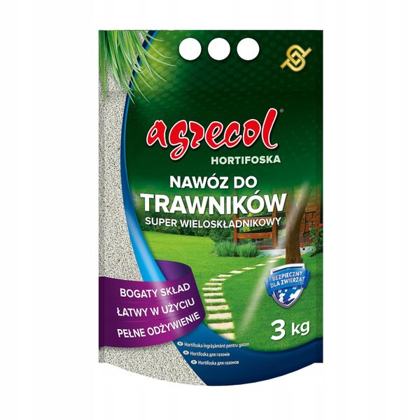 Nawóz do trawników 3 kg wieloskładnikowy zdjęcie 1