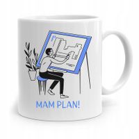 Kubek Architekta Projektanta Mam Plan Prezent Z Nadrukiem Ze Zdjęciem