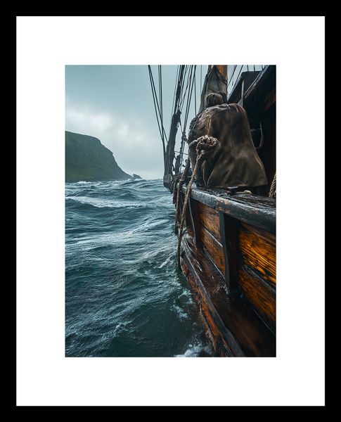 Plakat 13x18cm Statek na Falach zdjęcie 3