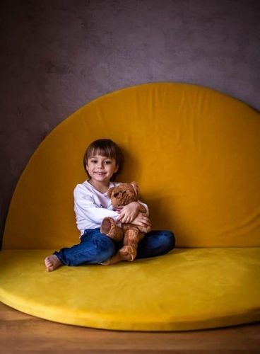 mata do zabawy okrągła 120 cm - błękitna na Arena.pl