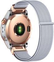 NOTOCITY pasek zamienny do Garmin 20 mm szary biały